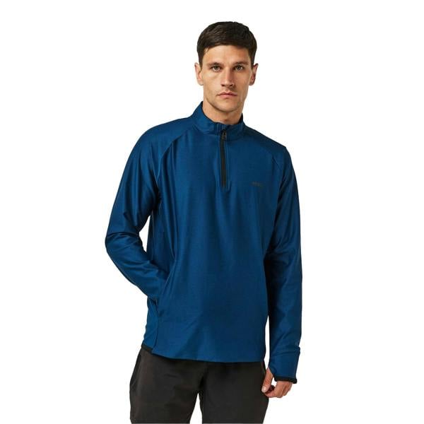 Boss Mens Regular Raglan Active Sweatshirt - Blue - 