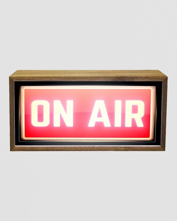 Light Box On Air Studio Sign