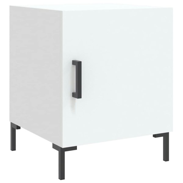Berkfield Bedside Cabinets 2 pcs White 40x40x50 cm Engineered Wood