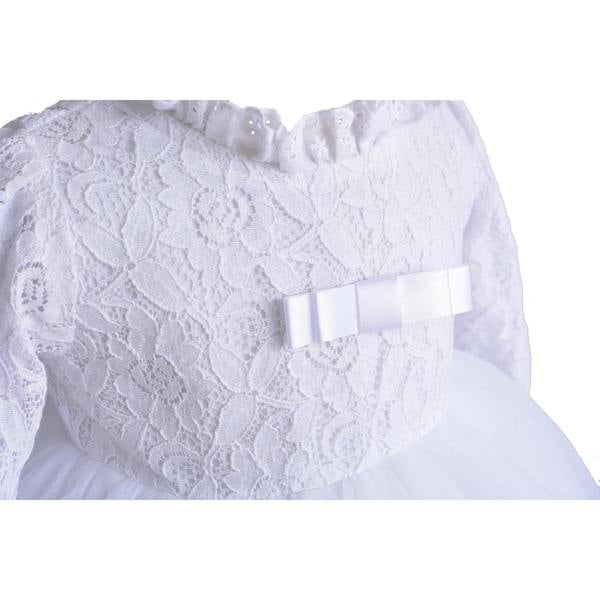 Cinda Lace Christening Party Dress and Bonnet