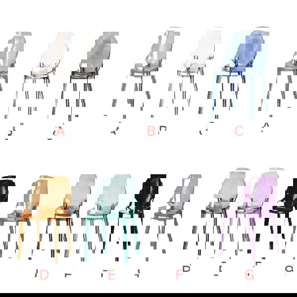 Rit Concept Schmitt Ghost Chair, Plastic Dining Chair, Acrylic