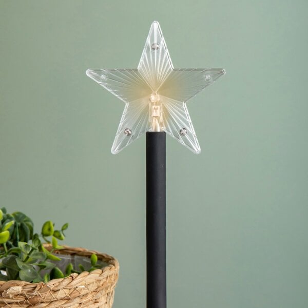 Samuel Alexander 33cm Battery Operated Light up Black Remote Control Magic Wand with Connector