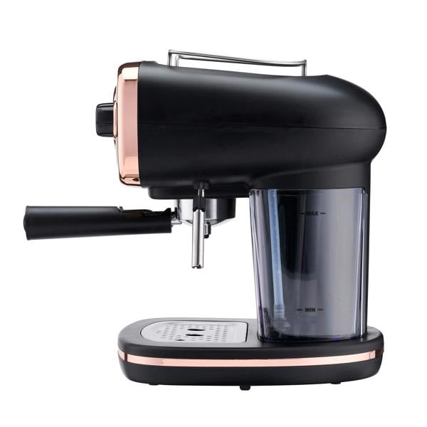Cooks Professional Retro Espresso Machine | Black/Copper