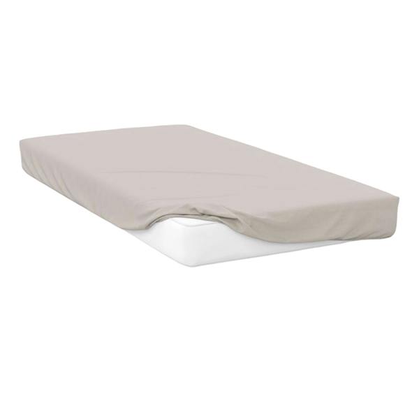 Belledorm 400 Thread Count Egyptian Cotton Fitted Sheet - Oyster - 