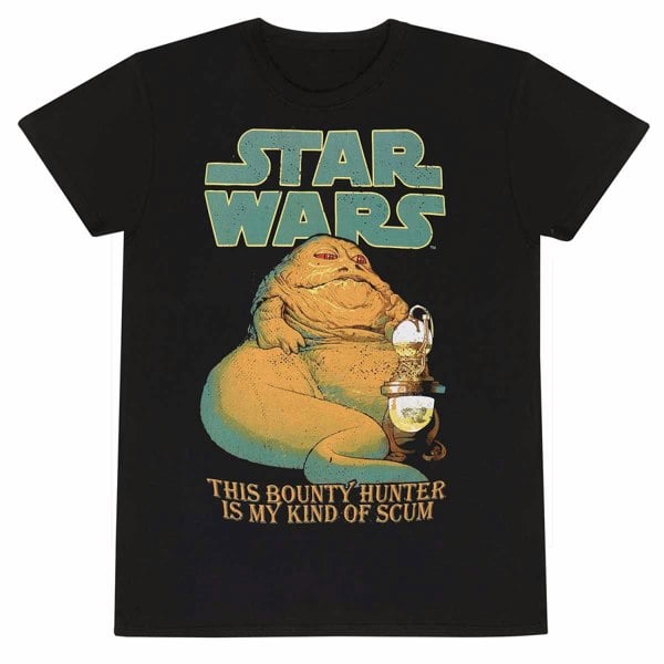 Star Wars Unisex Adult My Kind Of Scum Jabba The Hutt T-Shirt - Black