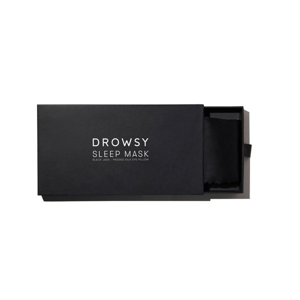 Drowsy Sleep Co Silk Sleep Mask - Black Jade