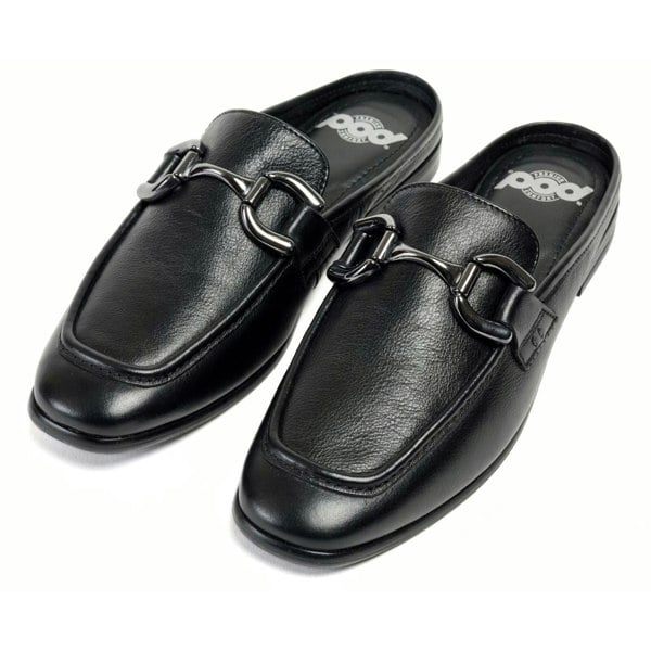 Pod Mila Leather Women's Black Mules