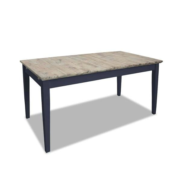 Statement Furniture Florence Rectangle Extending Kitchen Dining Table with Center Extension Leaves