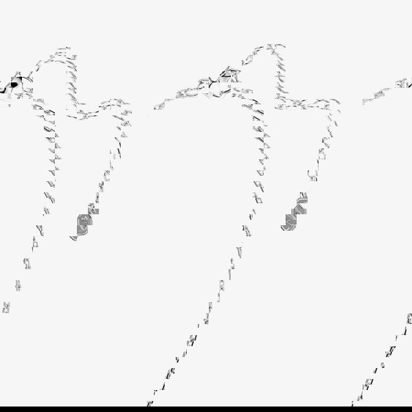 Swarovski Constella Rhodium Plated Dancing Stone Necklace 5738247