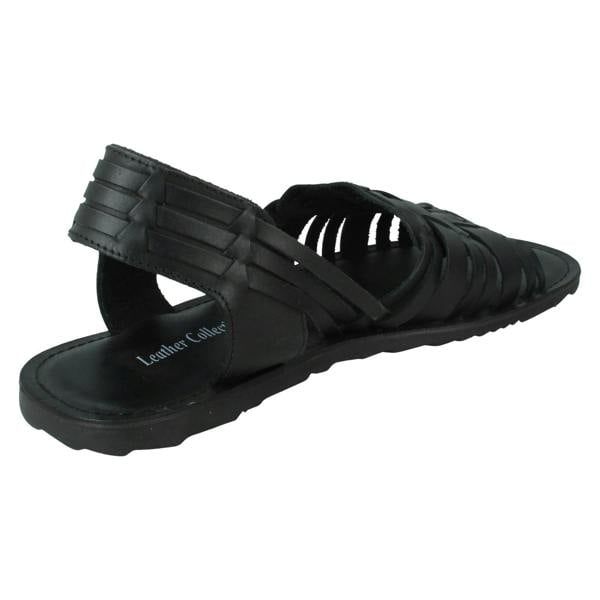 Leather Collection Mens Leather Collection Slingback Sandals A0061