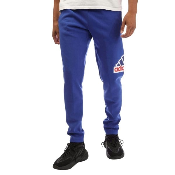Adidas Mens Future Icons Logo Sports Jogging Bottoms - Blue