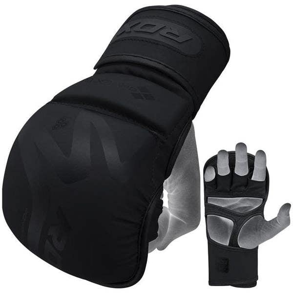 RDX Sports GRAPPLING GLOVES SHOOTER T-15 MATTE BLACK PLUS