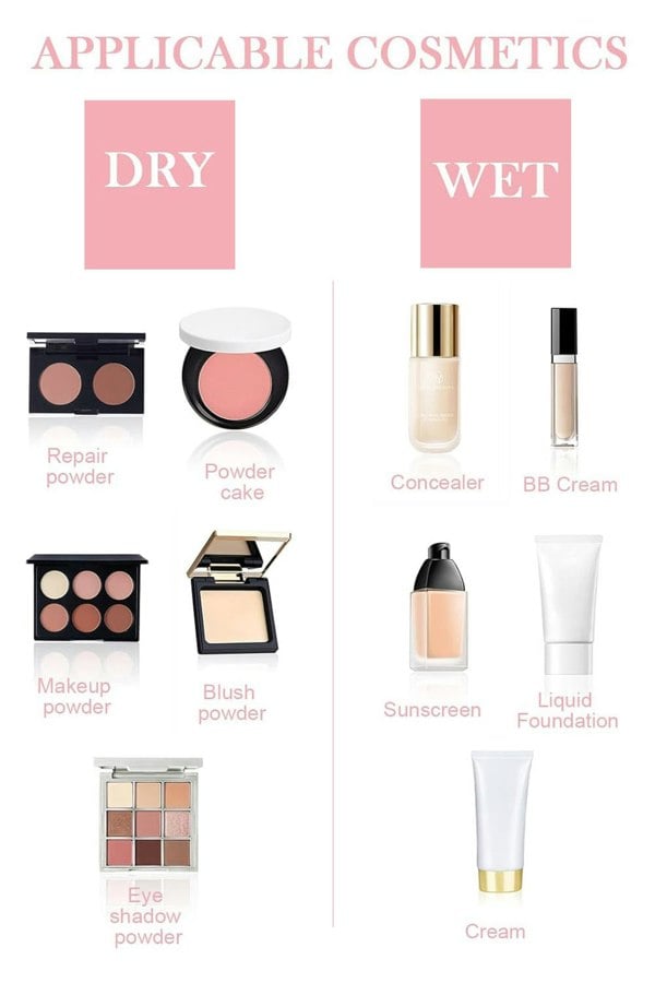 Living and Home 4 Pack Beauty Blender Foundation Sponges Set High Density Makeup Sponge