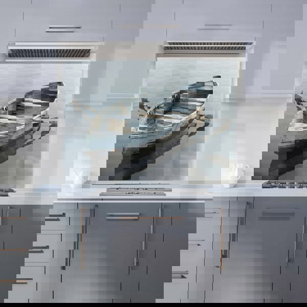 Warren Reed - Designer Boat On The Lake Kitchen Splashback