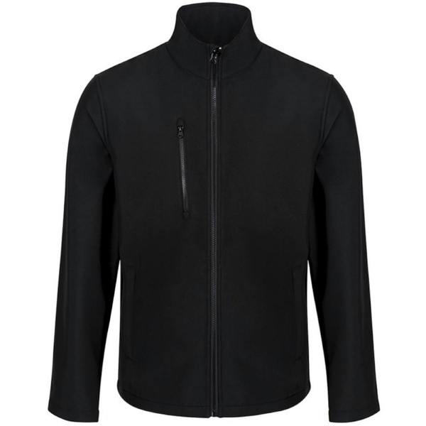 Regatta Professional Mens Ablaze Three Layer Soft Shell Jacket - Black/Black