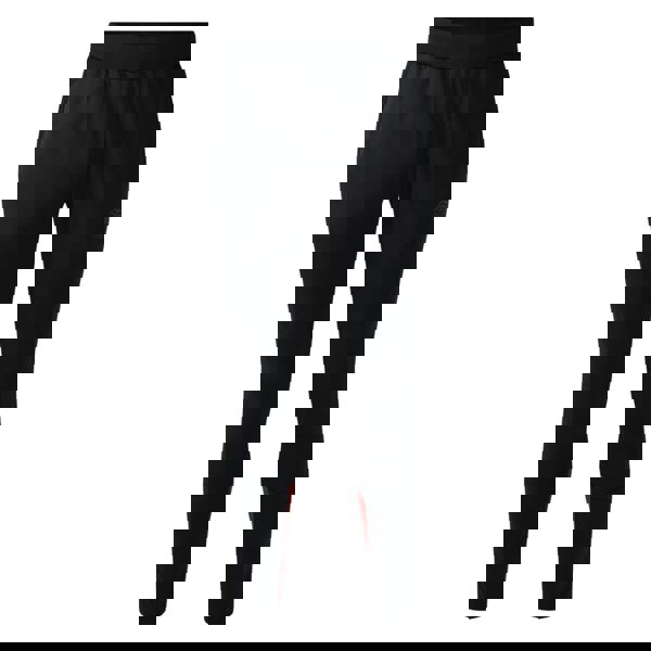 Umbro Mens Pro Training Polyester Jogging Bottoms - Black/Red Dahlia