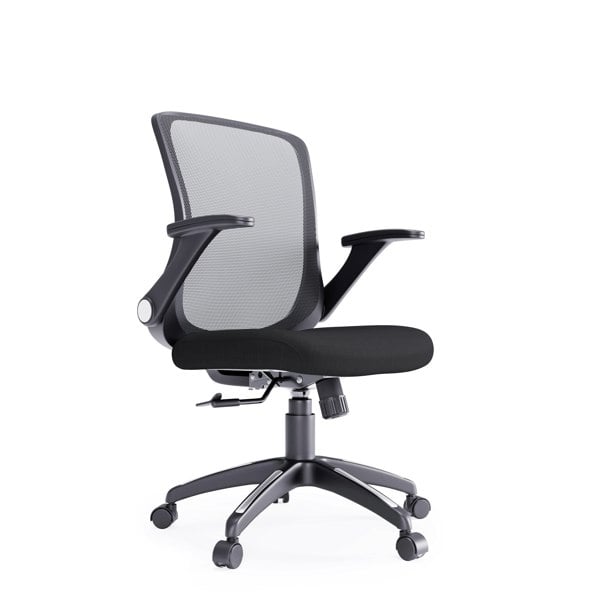Dorel Home Toronto Office Chair with Wheels in Black