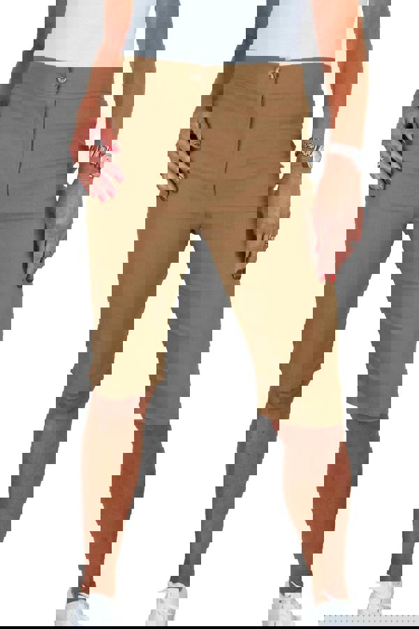 Paulo Due Women's Casual Stretch Knee Length Shorts