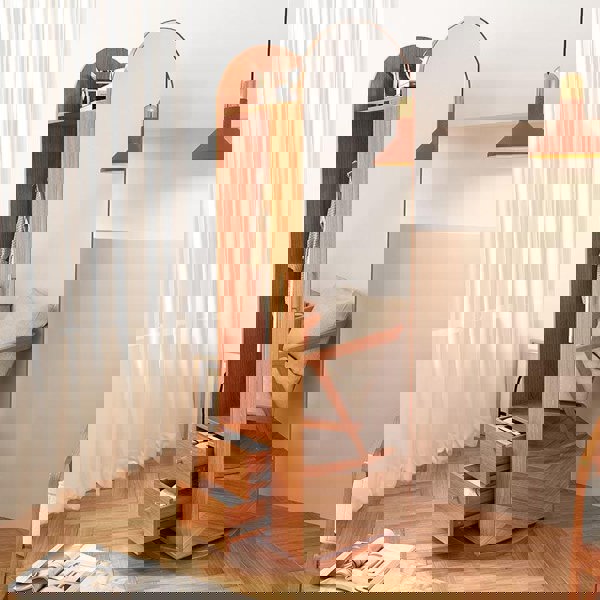 Rotatable Coat Rack, Wardrobe, Storage Rattan Oak-Weilai concept-Weilai Concept