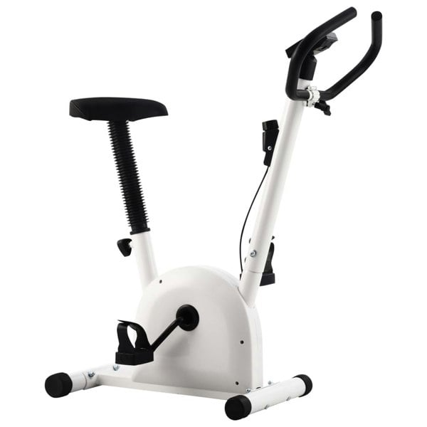 Berkfield Exercise Bike with Belt Resistance White