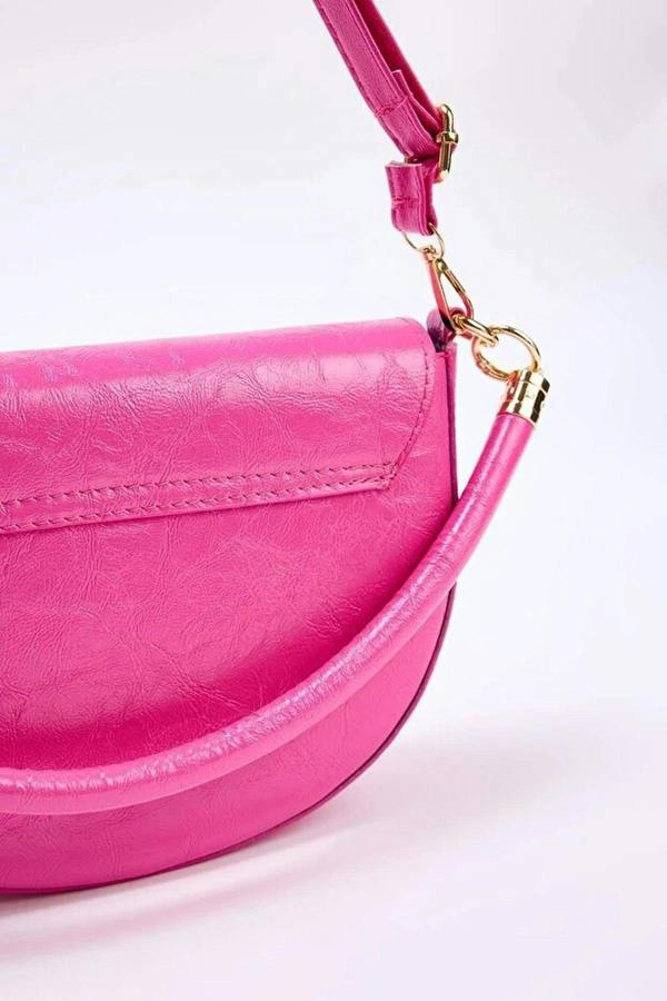 WOVCOR Women's Mini City Shoulder Bag with Metal Buckle Detail