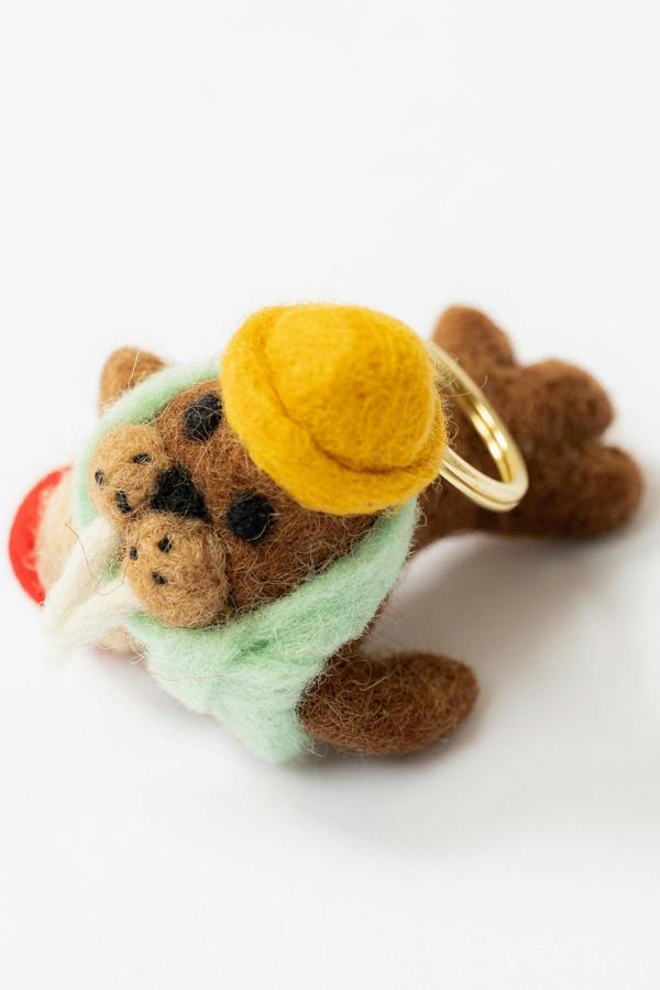 Lily & Me Wallace The Walrus Felt Keyring