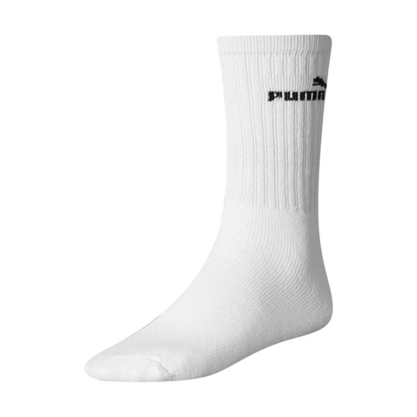 Puma Unisex Adults Crew Socks (Pack Of 3) - White