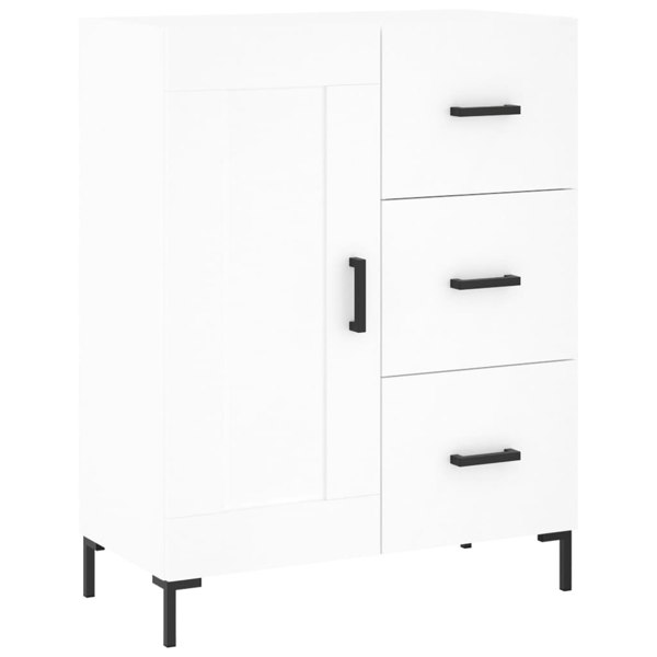 Berkfield Highboard White 69.5x34x180 cm Engineered Wood