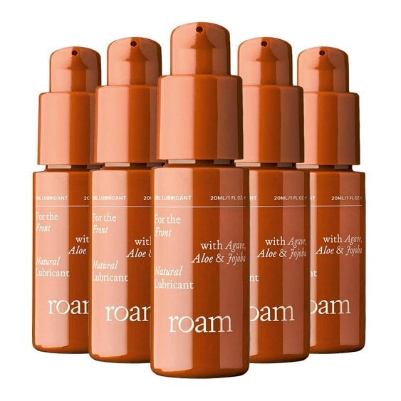 Roam Front Lube for Intimate Comfort - Natural & Vegan Water Based - 5 x 20ml