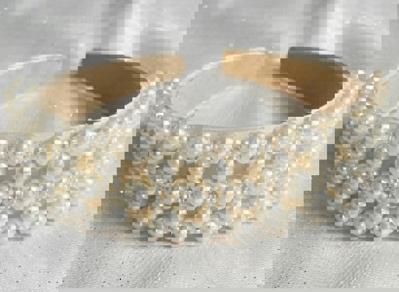 pearl headband alice band