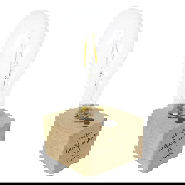 Personalised Memento Company Personalised Decorative LED Bulb Table Lamp