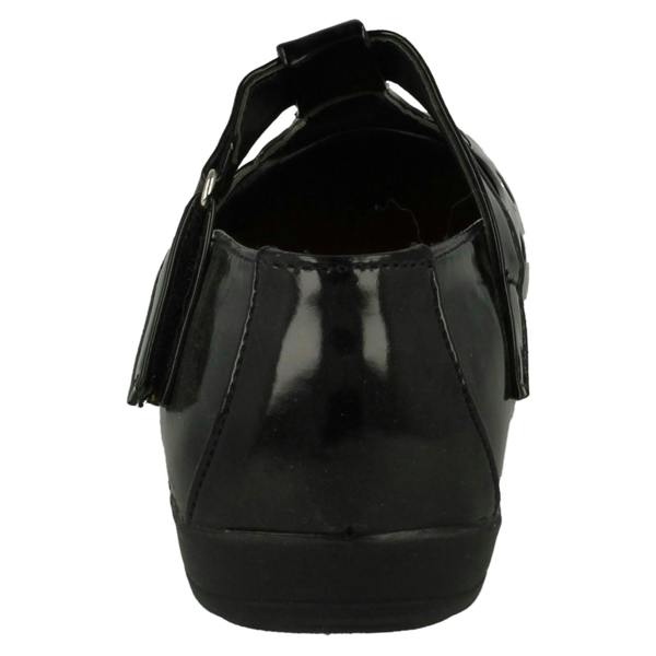 Spot On Girls Spot On Heart Detail T-Bar School Shoes