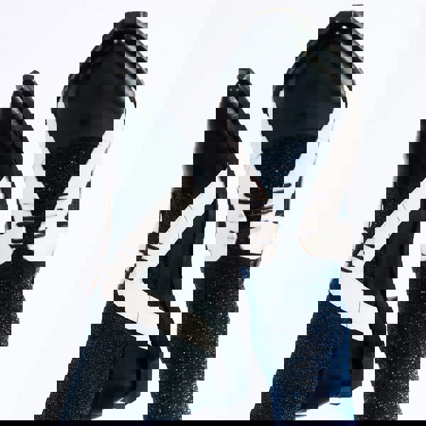 Embassy London Harlowe - Black & White - Women's cutout leather lace up shoe