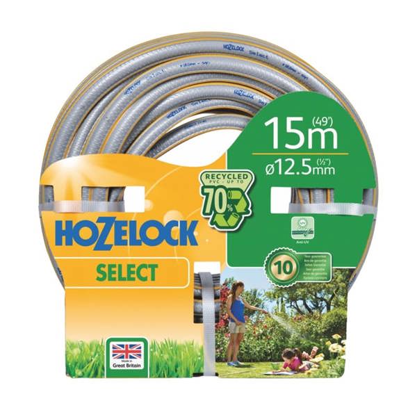 Hozelock PVC Hose Pipe - Grey
