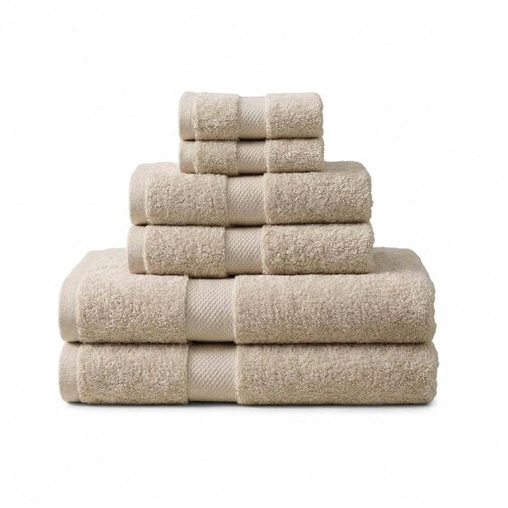 Vision V475 - 6 Piece 100% Cotton Towel Bundle