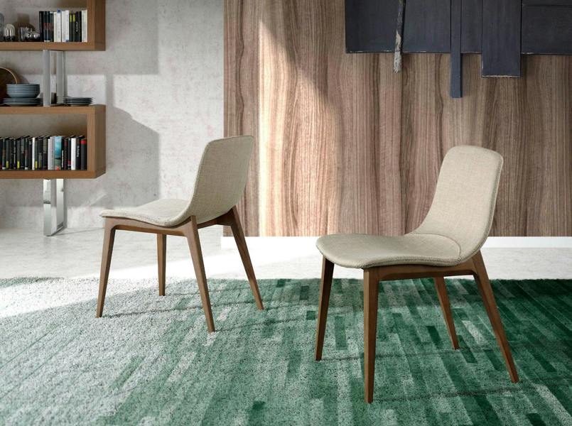 Angel Cerdá Beige Fabric Chair 4049