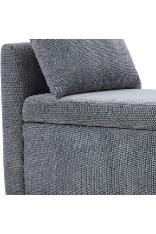 Living and Home Upholstered Storage Bench with 2 Pillow