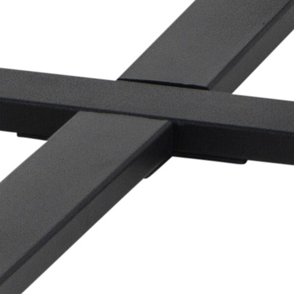 Wyld Haus Stovring Black Marble Effect Round Coffee Table Black Legs