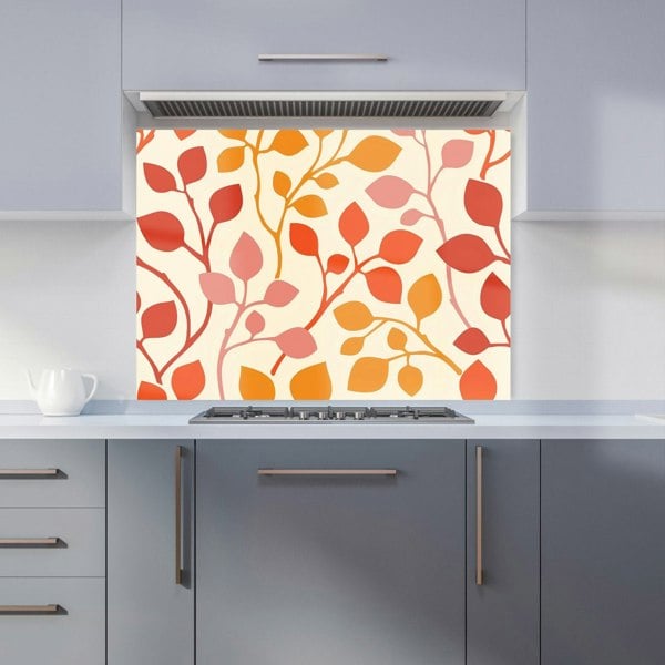 Warren Reed - Designer Colorful Autumn Leaves Kitchen Splashback