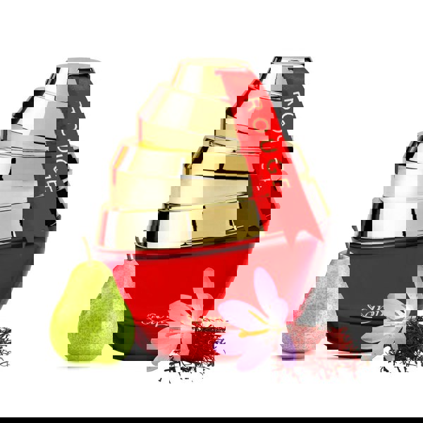 Sapil Rouge Eau de Parfum 100ml bottle styled with pear and saffron