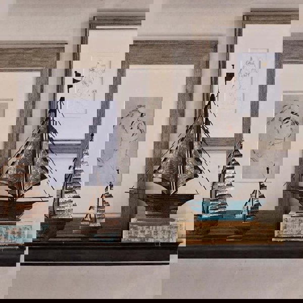 Decoration: A Set Of Three Sailboats-Weilai Concept-Weilai Concept