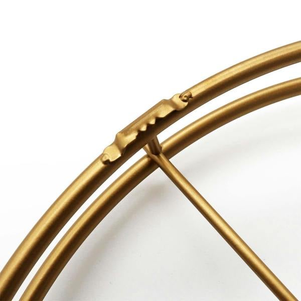 WALPLUS WC2137 - Gold Larry's Minimalist Iron Wall Clock - 50 cm / 19.7 in