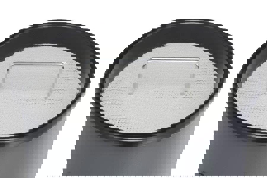 Durable Round Metal Waste Bin with Integrated Sand Ashtray | 17L | Charcoal