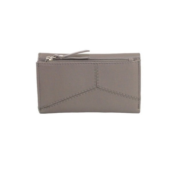 Eastern Counties Leather Paloma Polka Dot Leather Purse - Taupe