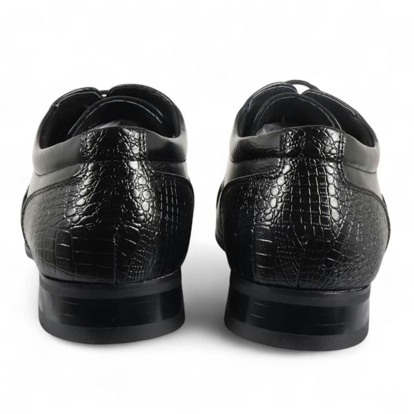 Dolcetto Men's Black Classic Lace-Up Brogue Formal Shoes