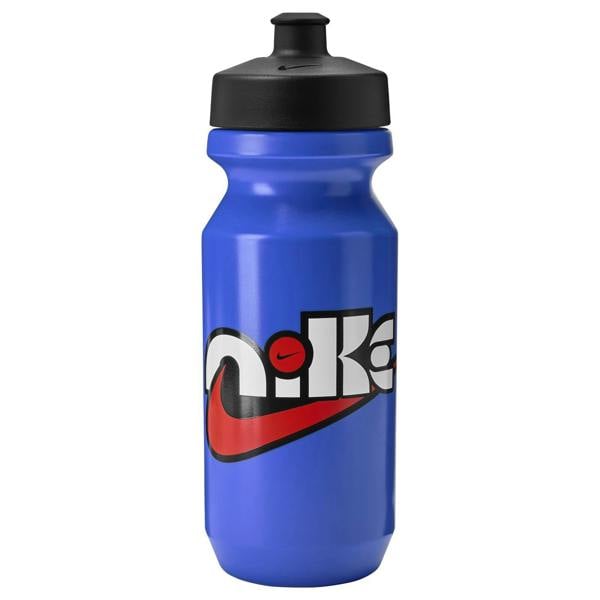 Nike Big Mouth Graphic 650ml Water Bottle - Royal Blue/Black - 