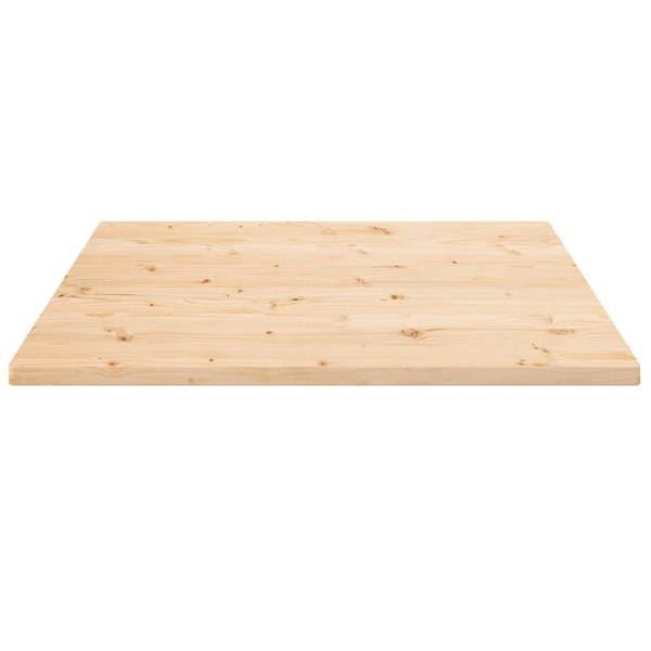 Berkfield Table Top 80x80x2.5 cm Solid Wood Pine Square