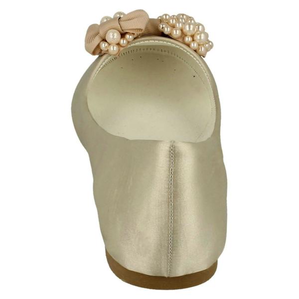 Spot On Ladies Spot On Bow Ballerina Flats F80090