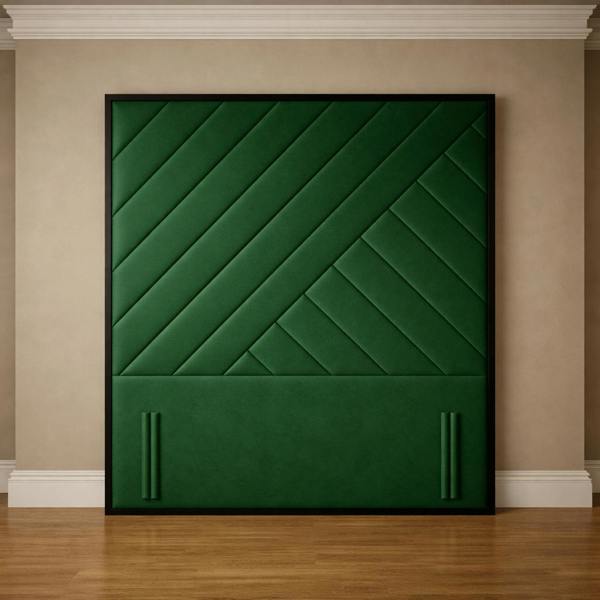 Great British Beds Sandra Headboard with Contrast Border