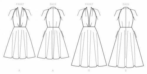 Vogue Sewing Pattern 9343, Dresses for Women, A5 (6-8-10-12-14) - Easy